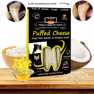 Természetes fogtisztító stick kutyáknak - Qchefs Puffed Cheese