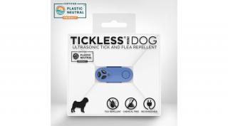 Vegyszermentes, tölthető kullancs- és bolhariasztó medál kutyáknak és macskáknak, TICKLESS - mini KÉK
