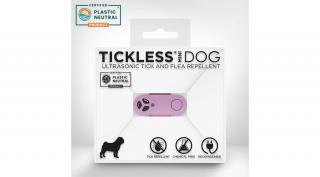Vegyszermentes, tölthető kullancs- és bolhariasztó medál kutyáknak és macskáknak, TICKLESS - mini LILA