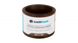 CELLFAST Ágyásszegély egyenes 10 cm x 9 m barna