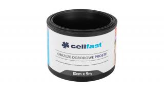 CELLFAST Ágyásszegély egyenes 10 cm x 9 m fekete