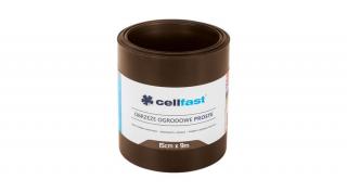 CELLFAST Ágyásszegély egyenes 15 cm x 9 m barna