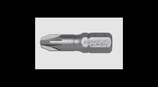 Csavarbehajtó bit, ABRABORO, kereszthornyú, PZ 2 x 25 mm