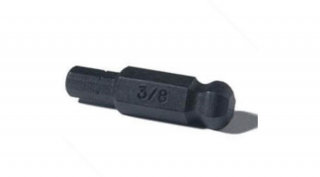 Csavarbehajtó bit, BONDHUS, hatszögletű, gömbvégű, 6,0 x 25 mm