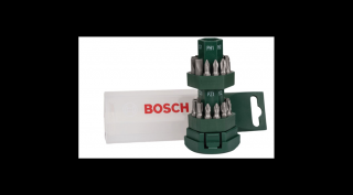 Csavarbehajtó bit készlet, BOSCH, 25 részes