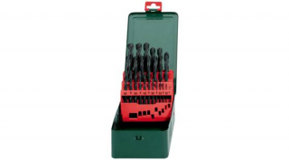 Csigafúrókészlet, METABO, HSS-R, 1-13 mm/0,5 mm