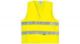 Fényvisszaverő mellény, sárga, XL