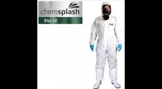 Festőoverál, PORTWEST, Chemsplash Eka 55, fehér, XL