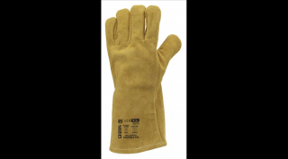 Hegesztőkesztyű, COVERGUARD, Euroweld 330, hasíték, sárga, 11