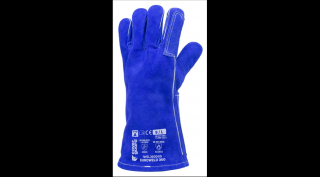 Hegesztőkesztyű, COVERGUARD, Euroweld 360, hasíték, kék, 9