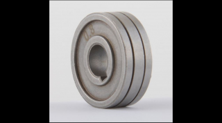 Huzaltoló görgő, MIG, V, 30 x 10 x 10 mm, 0,6-0,8 mm huzalhoz