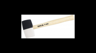 Kalapács, YATO, gumi, kétszínű, 63 mm, 780 g