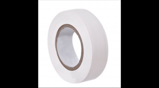 Szigetelőszalag, FTM, fehér, 19 mm/20 m
