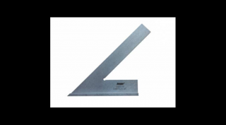 Szögellenőrző, BERGER, talpas, 45°, 150 x 100 mm