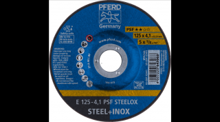 Tisztítókorong, PFERD, inox, 125 x 4,1 x 22,2 mm