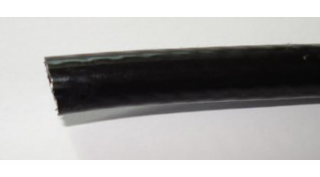Tömlő, argon, szövött, fekete, 5,0 x 1,5 mm