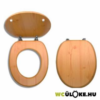 Novaservis Borovice fenyő mintás, funérozott fa  WC ülőke