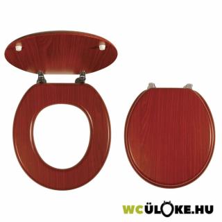 Novaservis Orechlyra dió színű, funérozott fa WC ülőke