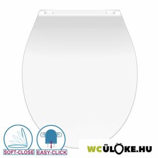 Schütte törtfehér Duroplast Slim gyorsan leszerelhető, lecsapódásgátlós wc ülőke