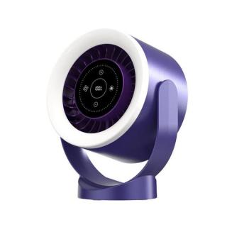 Asztali ventilátor, falra szerelhető USB újratölthető mini ventilátor (sötétkék)
