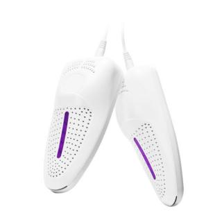Elektromos cipőszárító, cipőmelegítő, fertőtlenítő, USB-s (fehér)