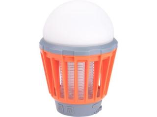 Elektromos szúnyogriasztó (UV) 25m², LED kemping lámpa (180 lm) (43131)