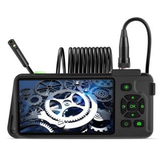 Endoszkóp kamera 4,5” IPS kijelző, 7,9mm fej, tripla kamera (5 méter) IP67 vízálló, (T22)