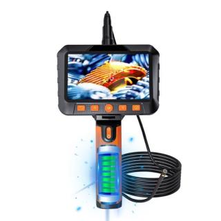 Endoszkóp kamera 5” IPS kijelző, 5,5mm fej, duál kamera (5 méter) IP67 vízálló, (T27)