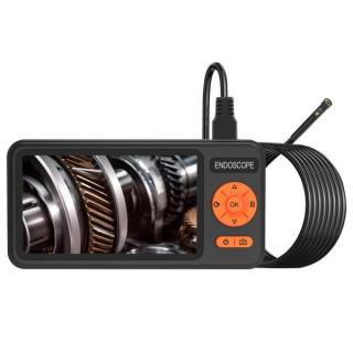 Endoszkóp kamera 5” IPS kijelző, 7,9mm fej, tripla kamera (10 méter) IP67 vízálló, (T29)