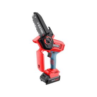 Extol Premium akkus láncfűrészgép egykezes, Share20V, 20V, Li-ion, 155 mm (8891922)