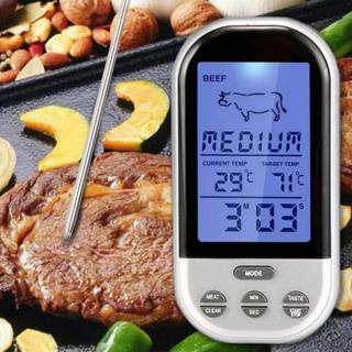 Grill hőmérő, beszúrós húshőmérő, szonda típusú étel hőmérő