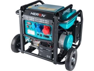 Heron háromfázisú benzinmotoros áramfejlesztő, 8000 VA, 400/230 V, hordozható (8896147)