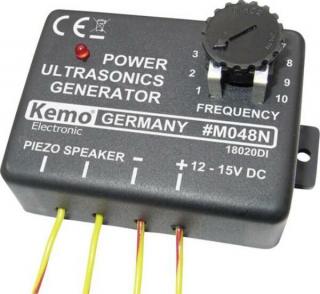 Kemo  M048 ultrahang generátor modul, 12V, max.: 25m, 10-40 kHz