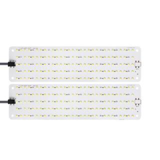 Növénynevelő LED lámpa, 12V, hideg napfény (8x30 cm ALU 2 fej)