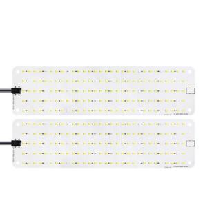 Növénynevelő LED lámpa, 12V, meleg fény (8x30 cm ALU 2 fej)