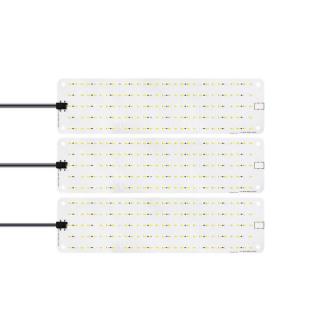 Növénynevelő LED lámpa, 12V, meleg fény (8x30 cm ALU 3 fej)
