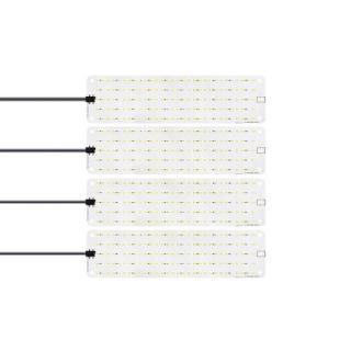 Növénynevelő LED lámpa, 12V, meleg fény (8x30 cm ALU 4 fej)