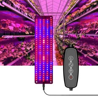 Növénynevelő LED lámpa, 12V, teljes spektrumú  (8x30 cm ALU 1 fej)
