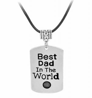 A világ legjobb apukája dögcédulás nyaklánc