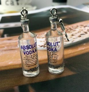 Absolut vodka fülbevaló