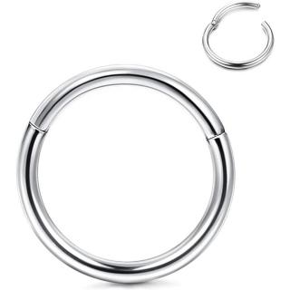 Acél karika piercing