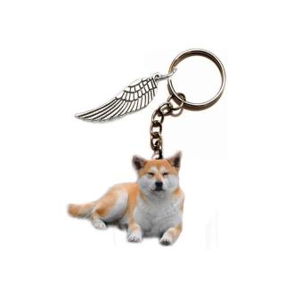 Akril akita kulcstartó