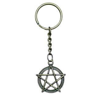 Odaát (Supernatural) pentagrammás kulcstartó