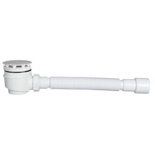 Zuhanytálca szifon Ø50mm fehér, tisztítható bűzzárral, jollyflexszel ()