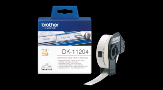 Brother DK-11204 fehér eredeti öntapadós címke 17mm