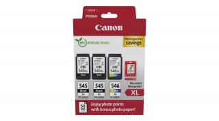 Canon PG-545XL X2 + CL-546XL eredeti tintapatron multipack + fotópapír