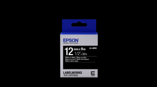 Epson LK-4BWV vivid fekete alapon fehér eredeti címkeszalag