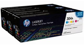 HP CF372AM (304A) CC531A/CC532A/CC533A eredeti toner multipack