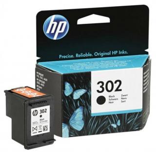 HP F6U66AE No.302 fekete eredeti tintapatron