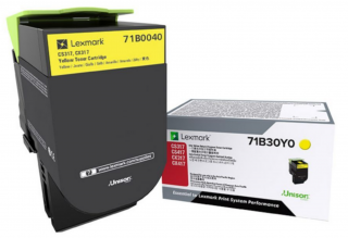 Lexmark CS417 sárga eredeti toner